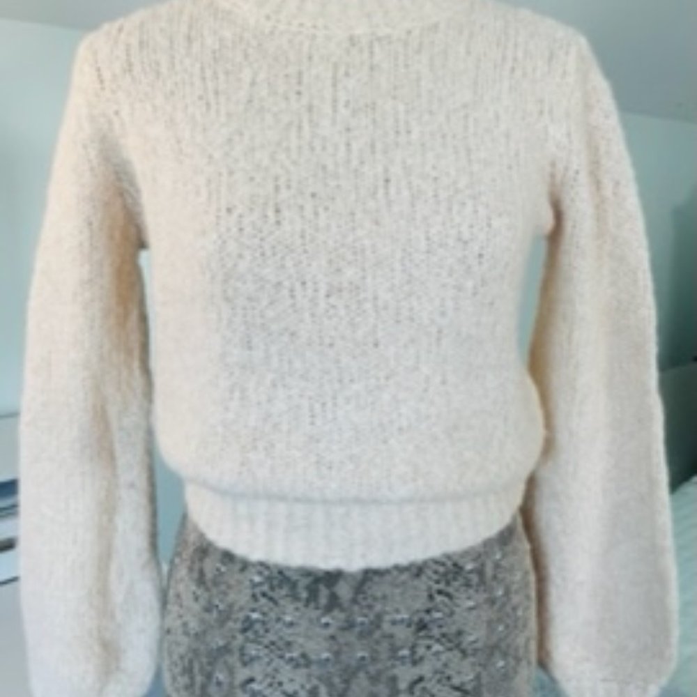 Aritzia-Sunday Best Cozy Blush Colored Sweater